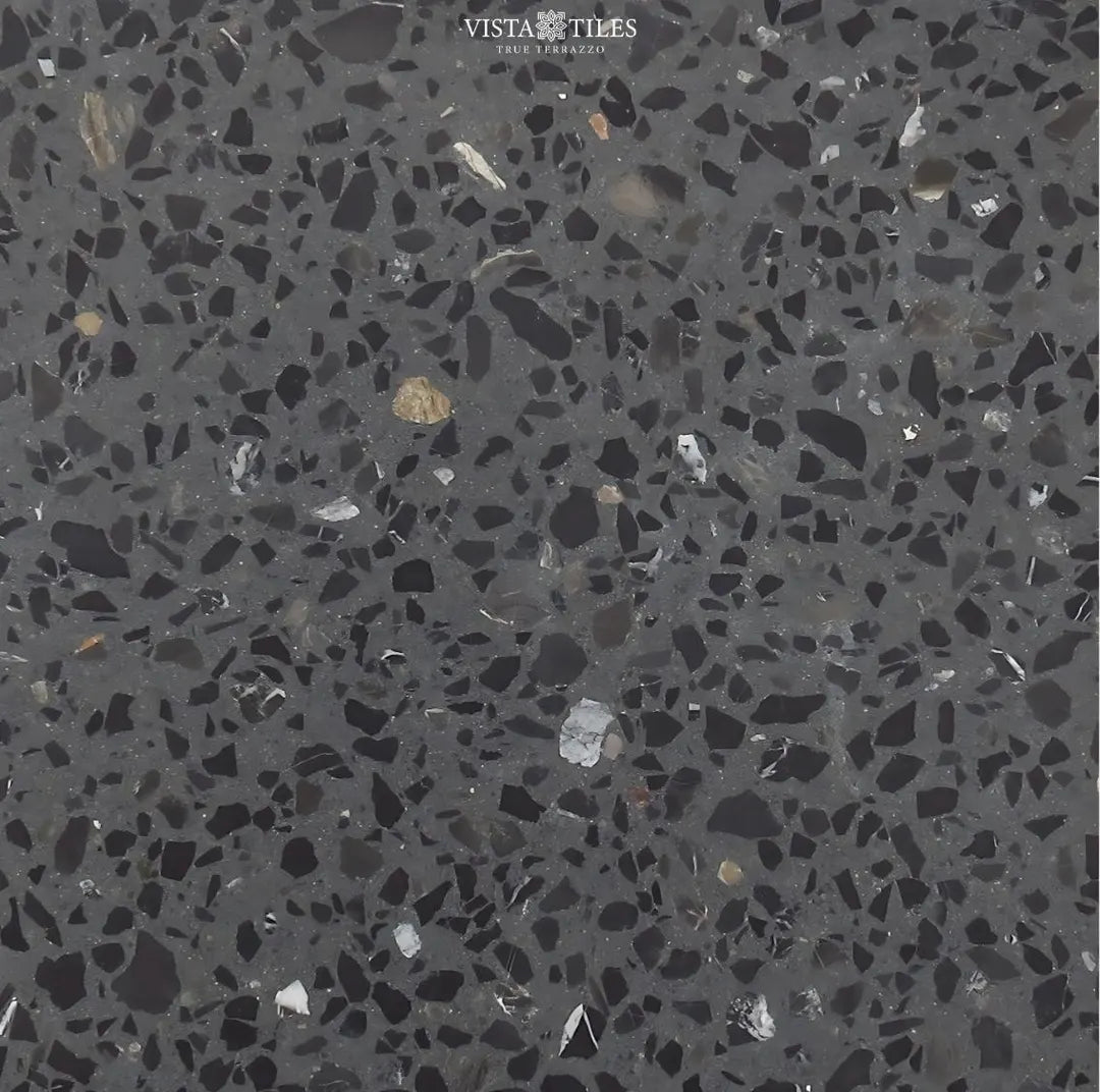 Terrazzo Black Chips